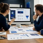 A marketing team planning a focused landing page for a local campaign